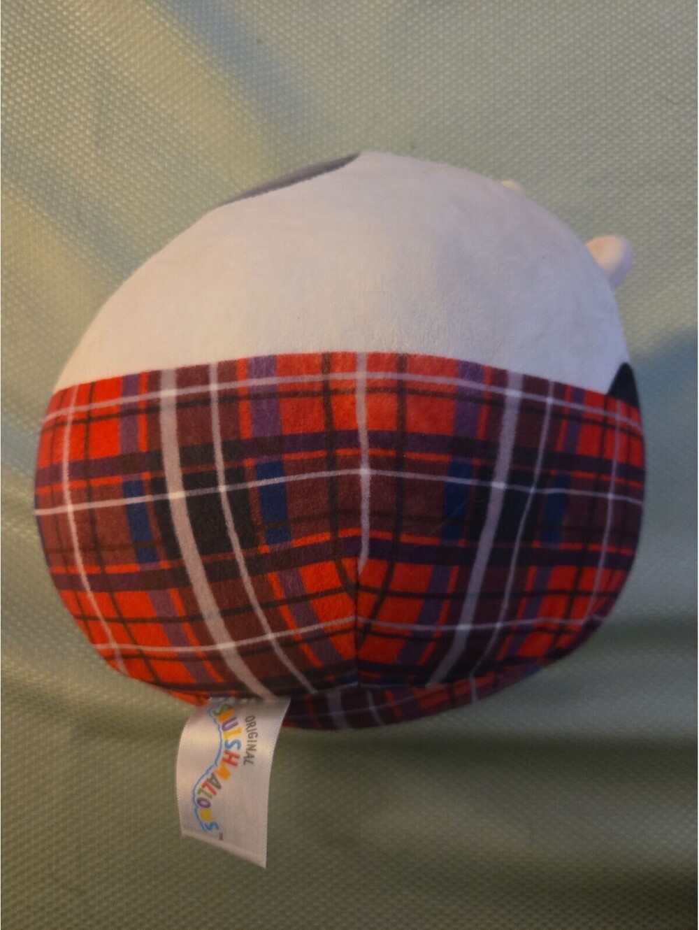 Squishmallows Connor the Cow Plaid Shirt Plush - Picture 3 of 4